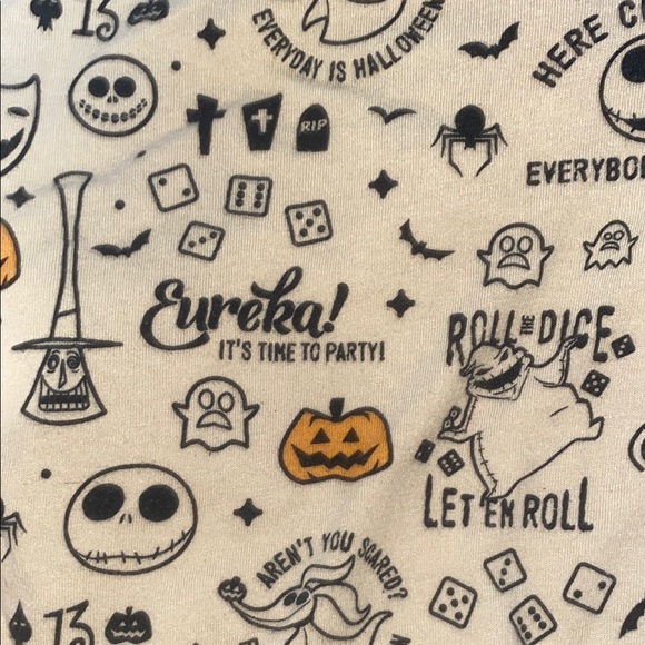 Disney Cream and Black Halloween Bodysuit - Picture 3 of 3